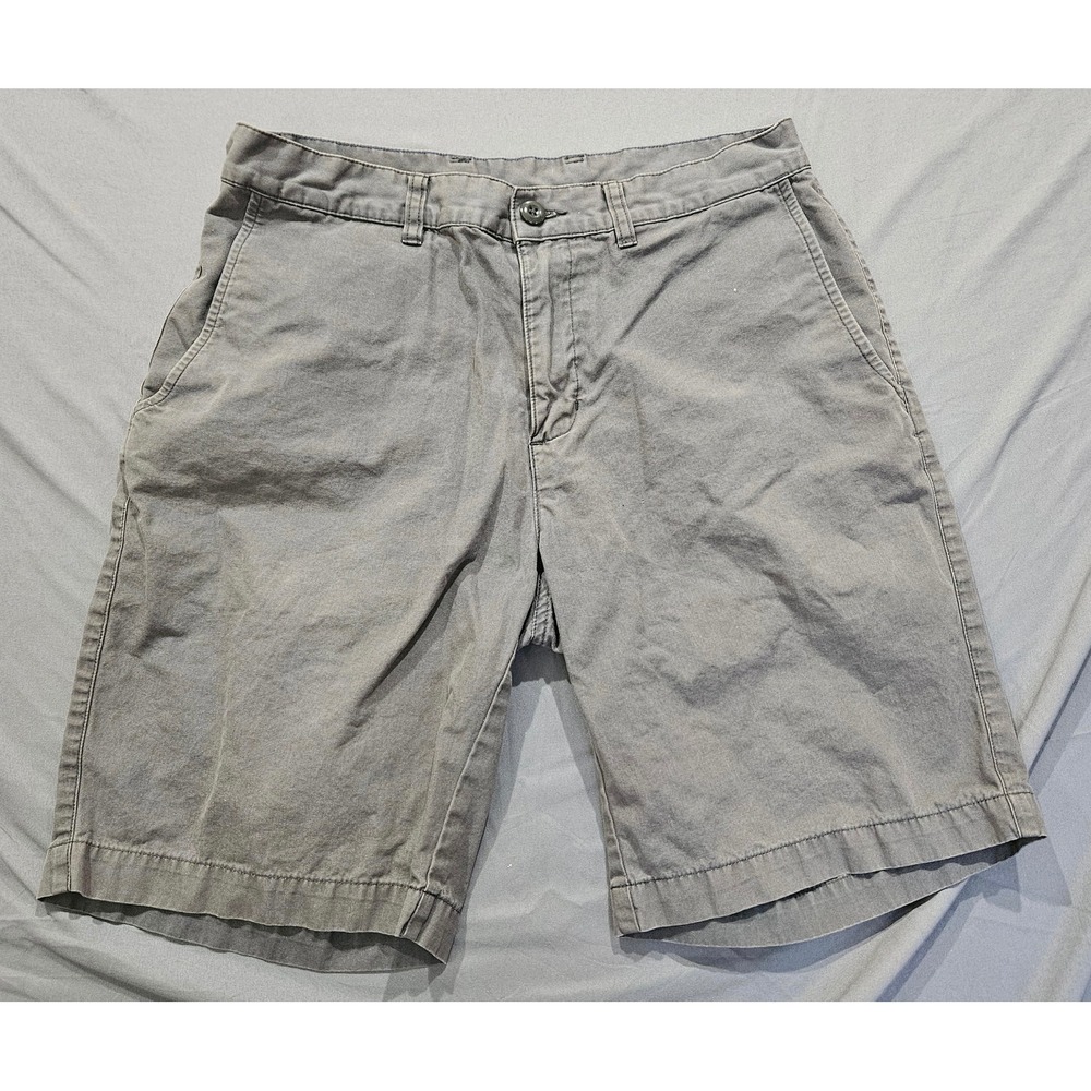 Patagonia Shorts Mens 31 Grey Organic Cotton Canvas Chino